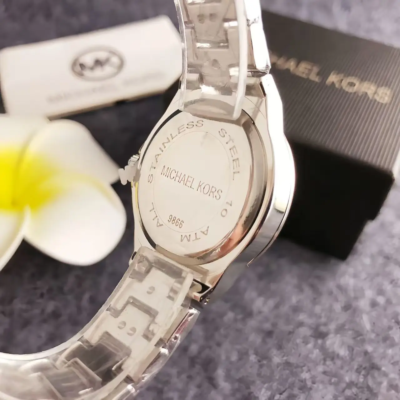 Michael Kors Fashion Luxury Women's Watch Bag MK Classic Stainless Steel Quartz Exquisite Compact Watch Wallet Girl Gift