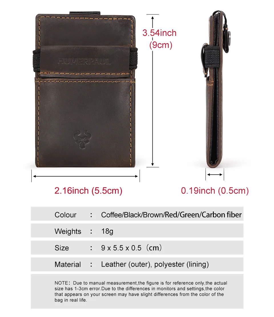 Anti-theft Rfid Credit Card Holder Wallet for Men Genuine Leather Slim Bank ID Cardholder Case Portable Minimalist Porte Carte