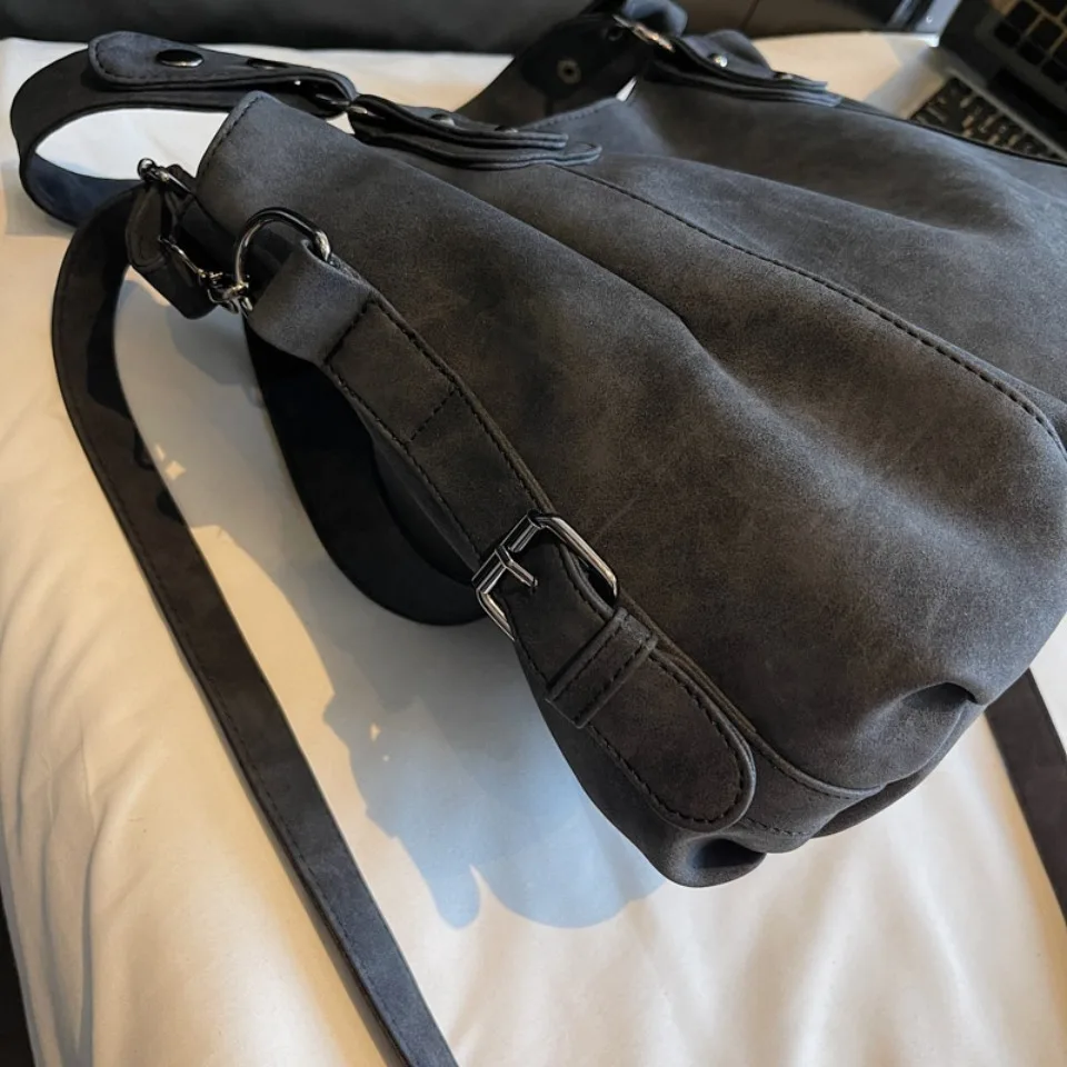 Top Quality Faux Suede Leather Shoulder Hand Bags for Women Luxury Lazy Commuting Handbags Women Bags Deisgner Large Capacity
