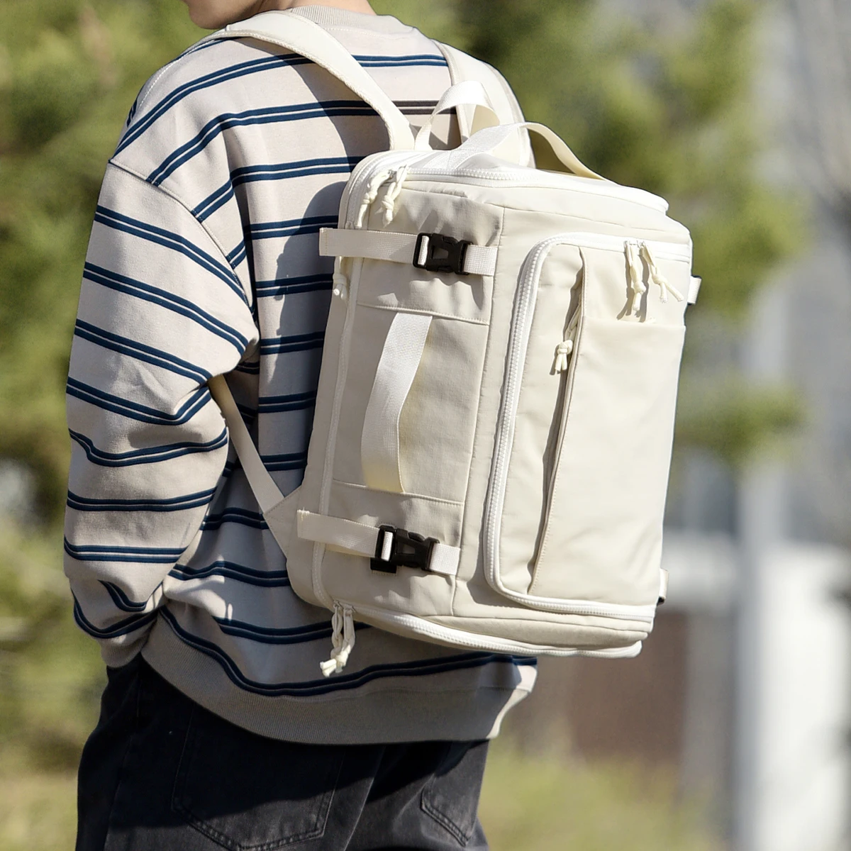 Travel Backpack Large Capacity Travel Compartment Backpack Women's Lightweight Business Trip Men's Multi-Functional Computer Bag