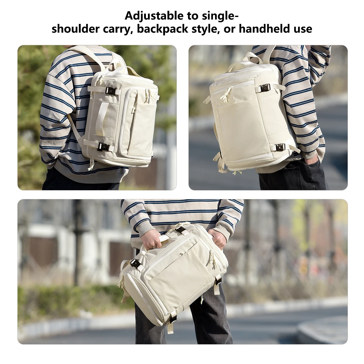 Travel Backpack Large Capacity Travel Compartment Backpack Women's Lightweight Business Trip Men's Multi-Functional Computer Bag