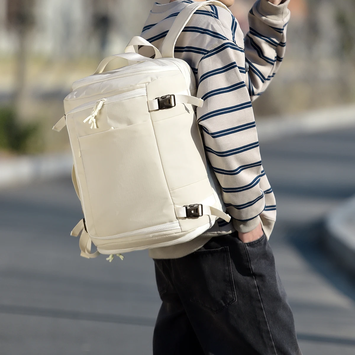 Travel Backpack Large Capacity Travel Compartment Backpack Women's Lightweight Business Trip Men's Multi-Functional Computer Bag