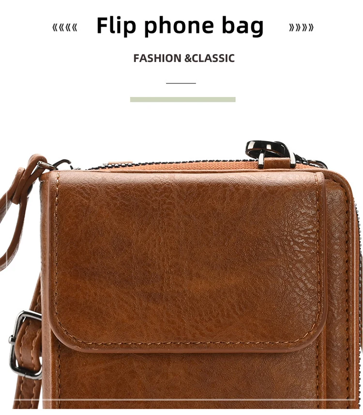 Fashionable Single-Shoulder Bag, Versatile Crossbody Bag, colorful Mobile Phone Bag, Large-Capacity Coin Purse
