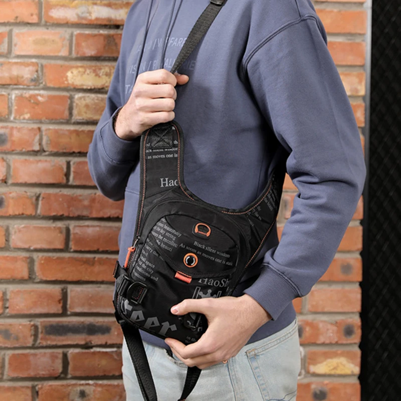 Waist Pack Hip Leg Bag for Men Motorcycle Waterproof Nylon Male Rider Messenger Shoulder Bum Drop Thigh Bags Belt Fanny Pack