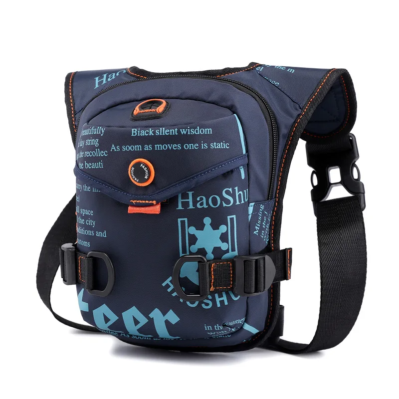 Waist Pack Hip Leg Bag for Men Motorcycle Waterproof Nylon Male Rider Messenger Shoulder Bum Drop Thigh Bags Belt Fanny Pack