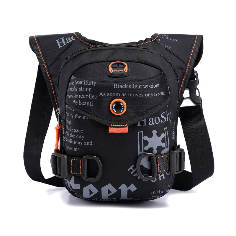 Waist Pack Hip Leg Bag for Men Motorcycle Waterproof Nylon Male Rider Messenger Shoulder Bum Drop Thigh Bags Belt Fanny Pack