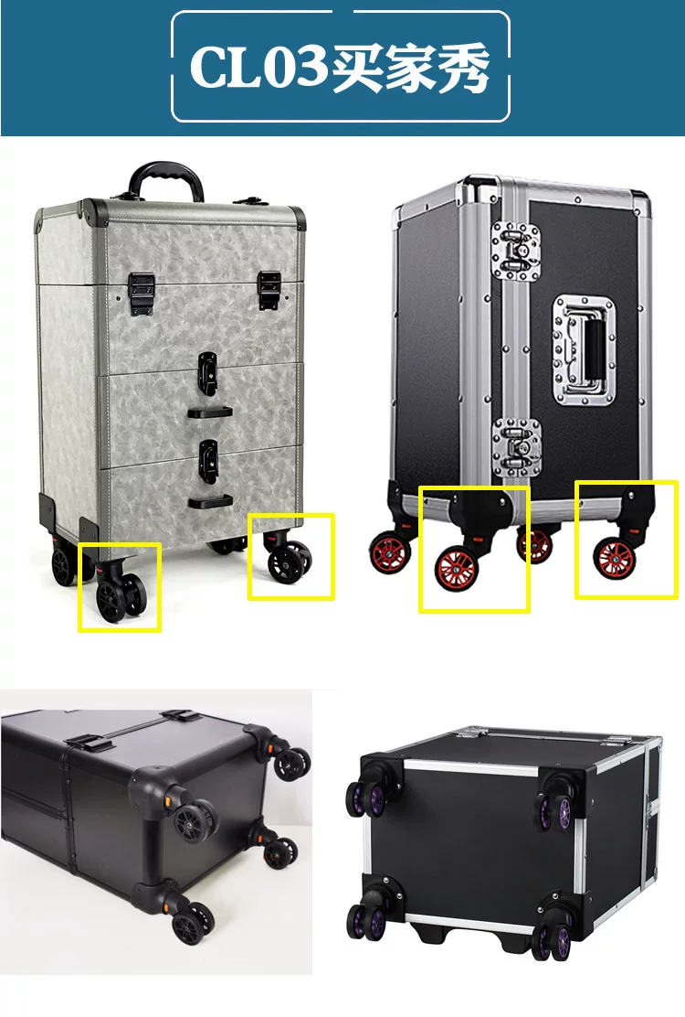 Suitcase Luggage Replacement Accessories Dismountable Removable Universal Wheels Plug-In Detachable Wheel Pulley Repair Parts