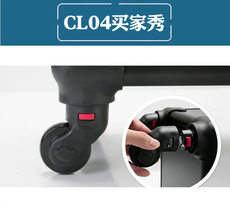 Suitcase Luggage Replacement Accessories Dismountable Removable Universal Wheels Plug-In Detachable Wheel Pulley Repair Parts