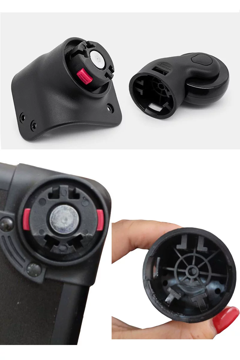Suitcase Luggage Replacement Accessories Dismountable Removable Universal Wheels Plug-In Detachable Wheel Pulley Repair Parts