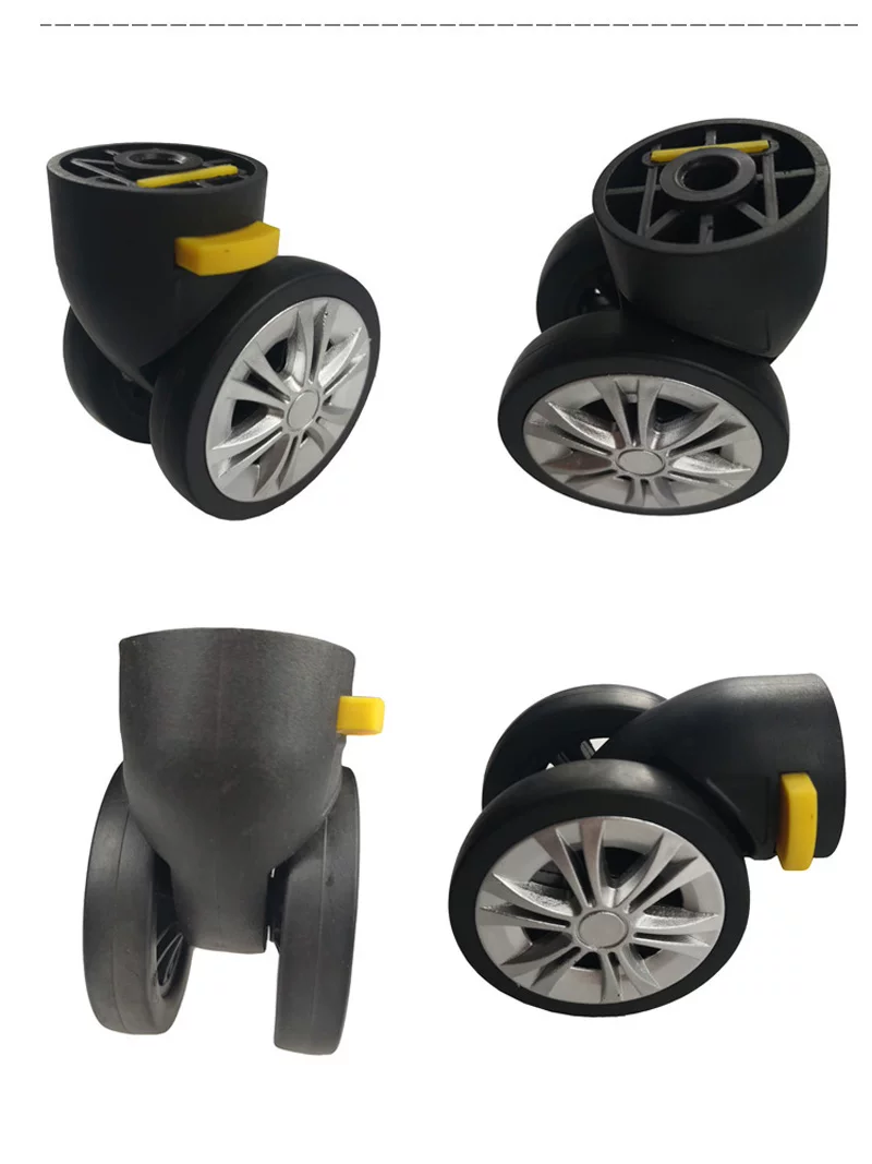 Suitcase Luggage Replacement Accessories Dismountable Removable Universal Wheels Plug-In Detachable Wheel Pulley Repair Parts