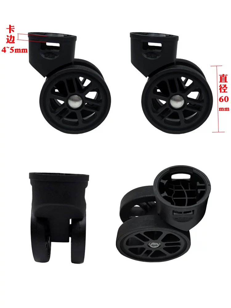 Suitcase Luggage Replacement Accessories Dismountable Removable Universal Wheels Plug-In Detachable Wheel Pulley Repair Parts