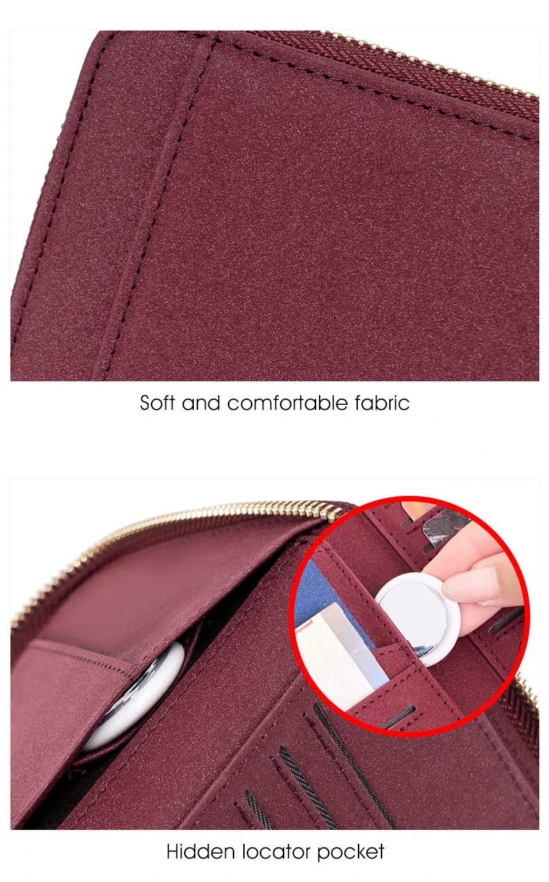 FID Anti-Theft Zipp Passport Holder Multi-Functional Organizer for Passports and Tickets Essential Travel Passport Wallet Unisex