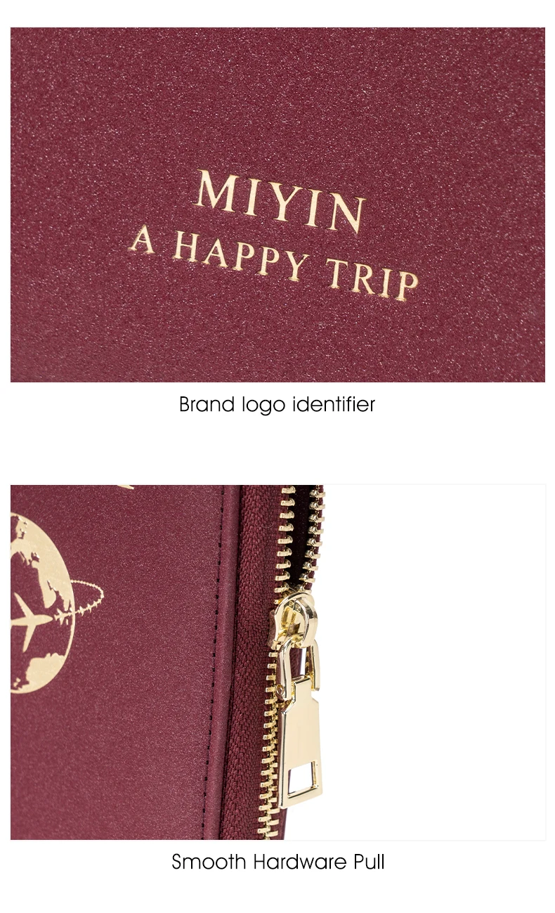FID Anti-Theft Zipp Passport Holder Multi-Functional Organizer for Passports and Tickets Essential Travel Passport Wallet Unisex