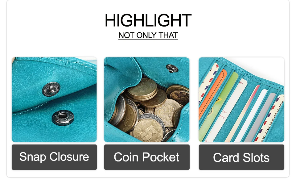 Contact'S Fashion Genuine Leather Designer Wallets Luxury for Women Small Coin Purse Women Card Holder Mini Clutch