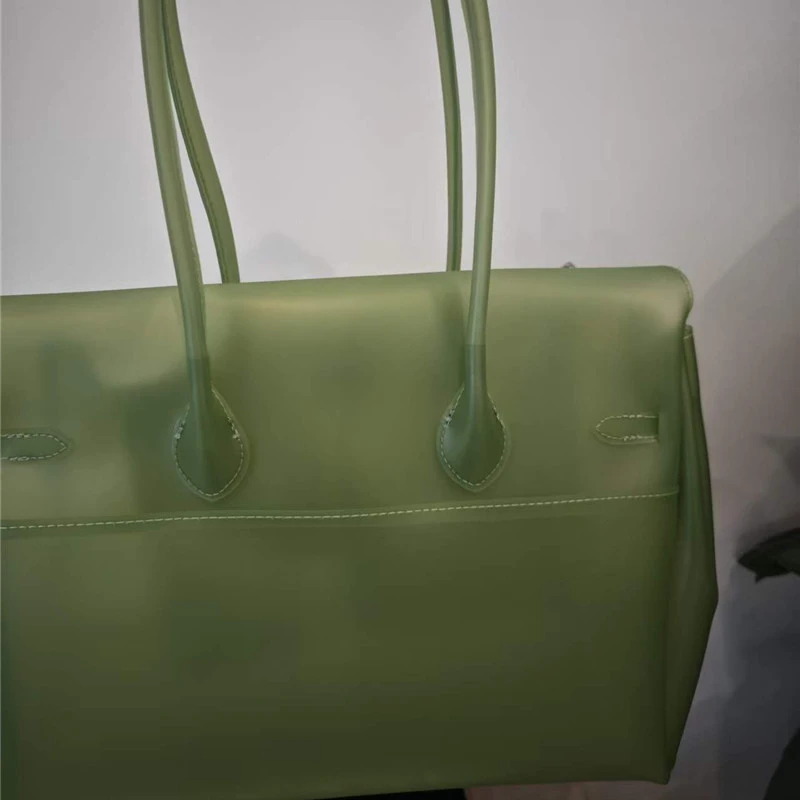 Aliunique Casual Large Capacity New Handbags for Woman 2026 Summer Candy Color Bags Water Resistant Daily Use Tote Shoulder Bag