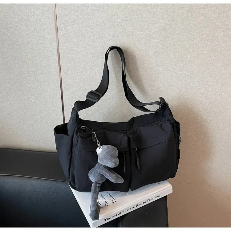 Spring Summer New Canvas Bag for Women, High-End Light Luxury One Shoulder Crossbody Bag, Trendy Hot Sale Ladies Purse