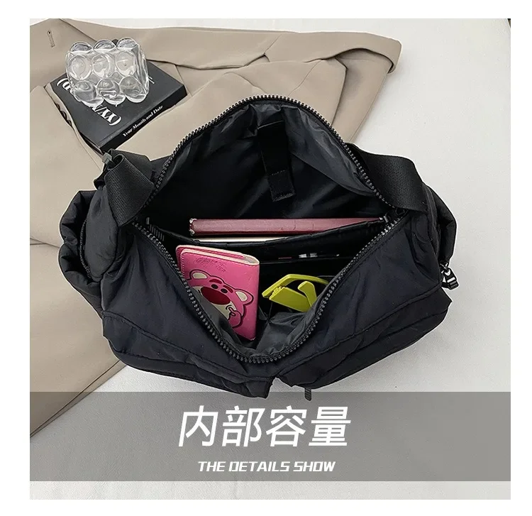 Spring Summer New Canvas Bag for Women, High-End Light Luxury One Shoulder Crossbody Bag, Trendy Hot Sale Ladies Purse