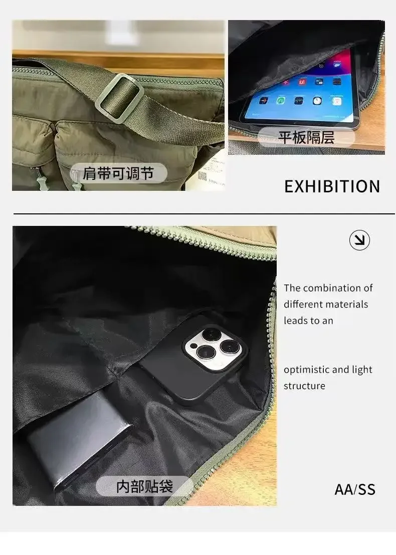 Spring Summer New Canvas Bag for Women, High-End Light Luxury One Shoulder Crossbody Bag, Trendy Hot Sale Ladies Purse