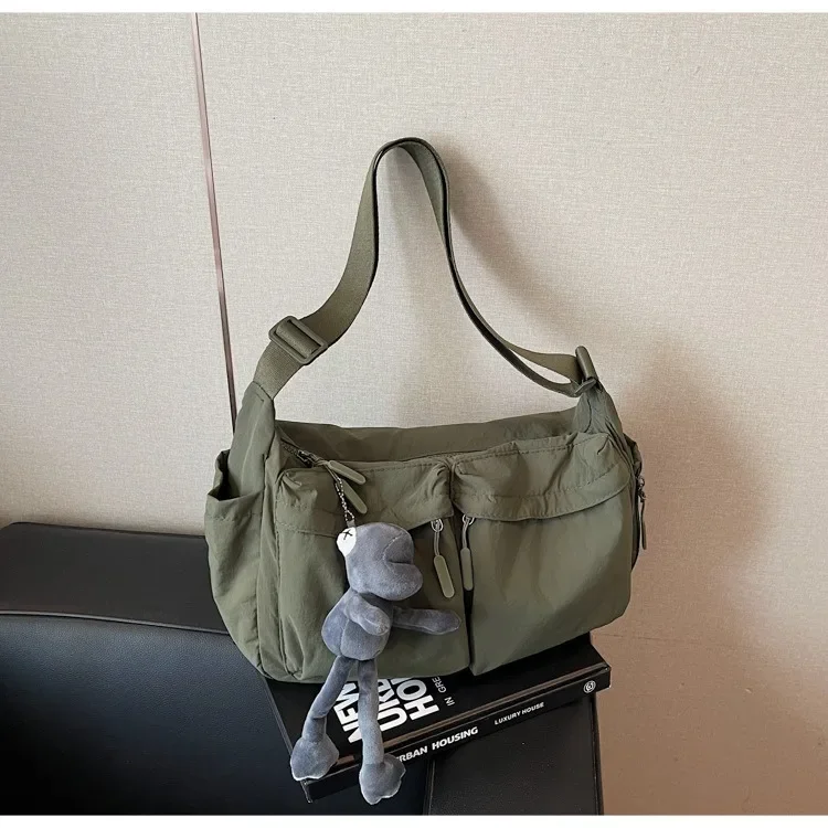 Spring Summer New Canvas Bag for Women, High-End Light Luxury One Shoulder Crossbody Bag, Trendy Hot Sale Ladies Purse