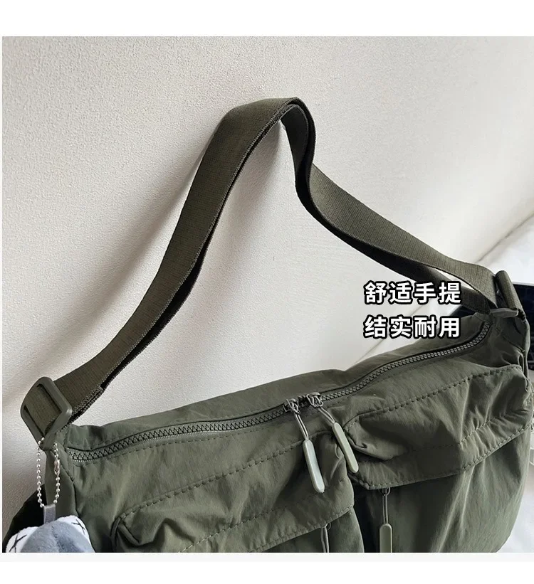 Spring Summer New Canvas Bag for Women, High-End Light Luxury One Shoulder Crossbody Bag, Trendy Hot Sale Ladies Purse