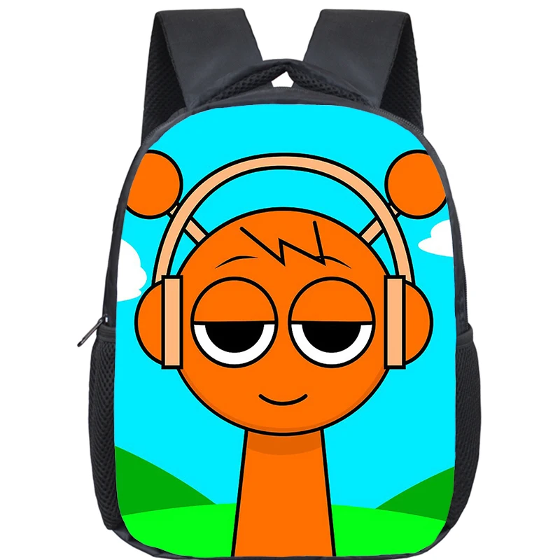 Incredibox Sprunki Backpack Toddler Cartoon Kindergarten Bags Mochila Boys Girls Sprunki School Bag Kids Orthopedic Bookbag Gift