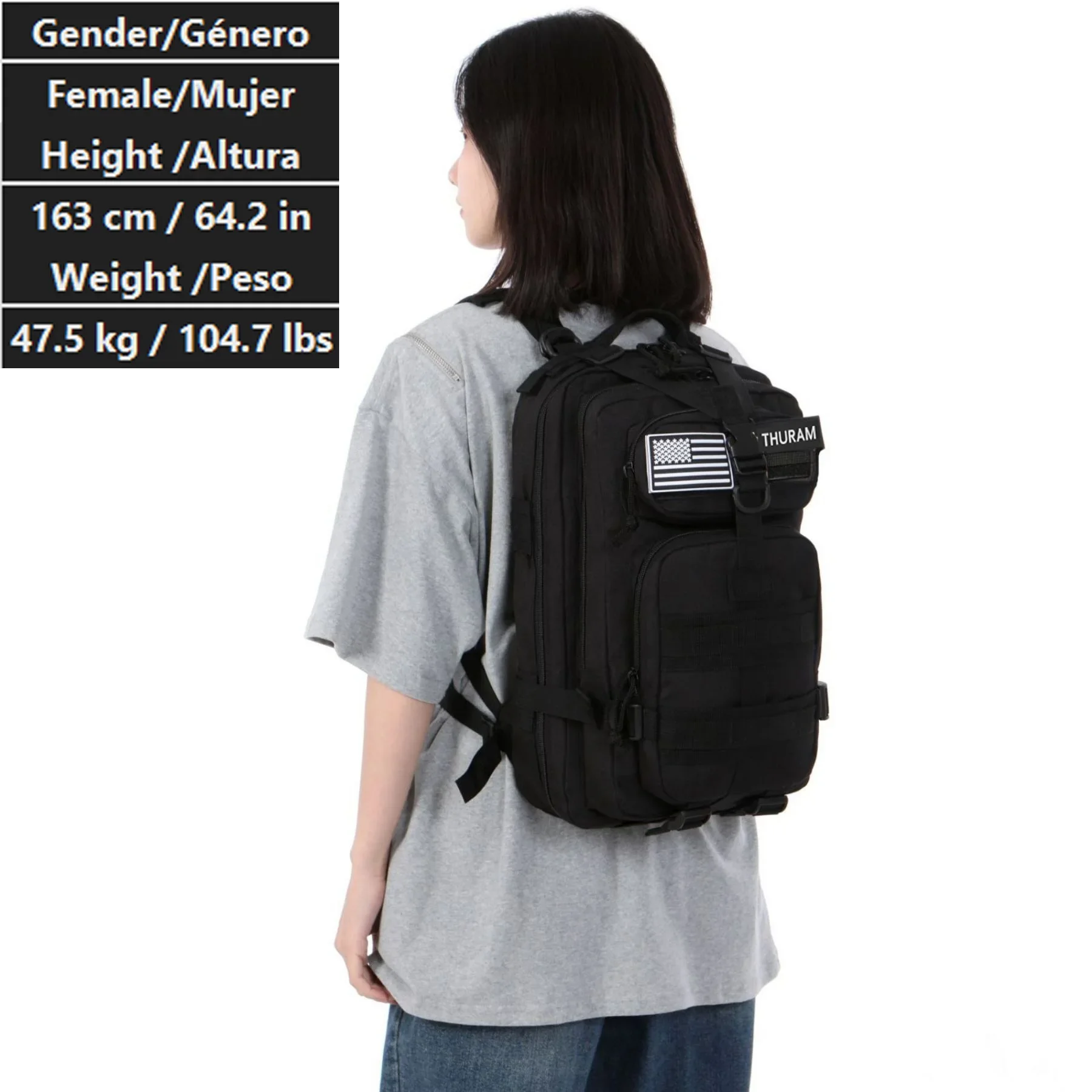 50L Durable Nylon Waterproof Tactical Backpack for Outdoor Hiking Fishing Hunting Camping Trekking Sports Travel Shoulder Bag