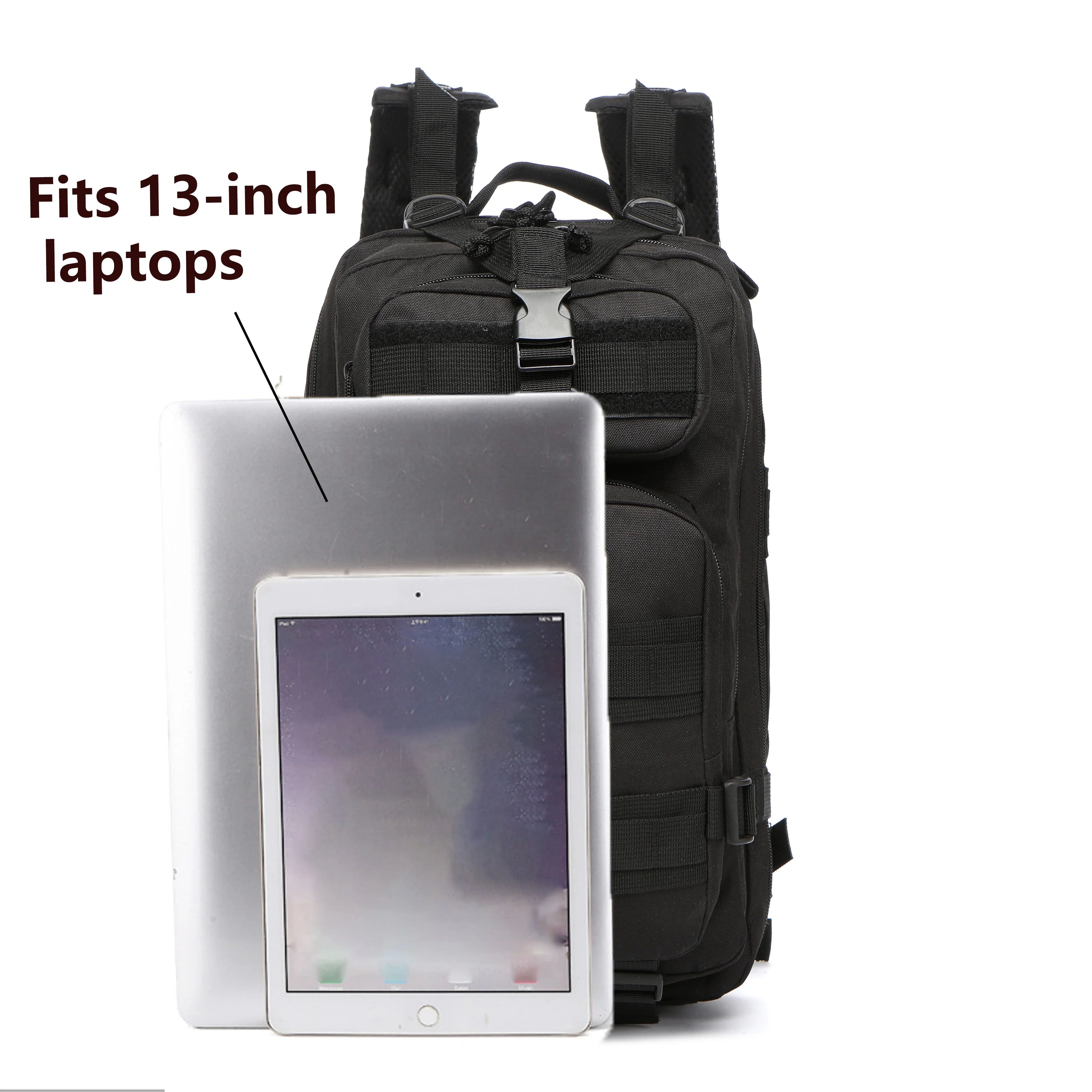 50L Durable Nylon Waterproof Tactical Backpack for Outdoor Hiking Fishing Hunting Camping Trekking Sports Travel Shoulder Bag