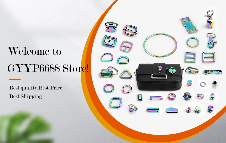 1-5Sets Gold,Silver Stainless Steel Rectangle Eyelets Hanger Clasp Locks For Women DIY Handbags Shoulder Purse Bags Accessories