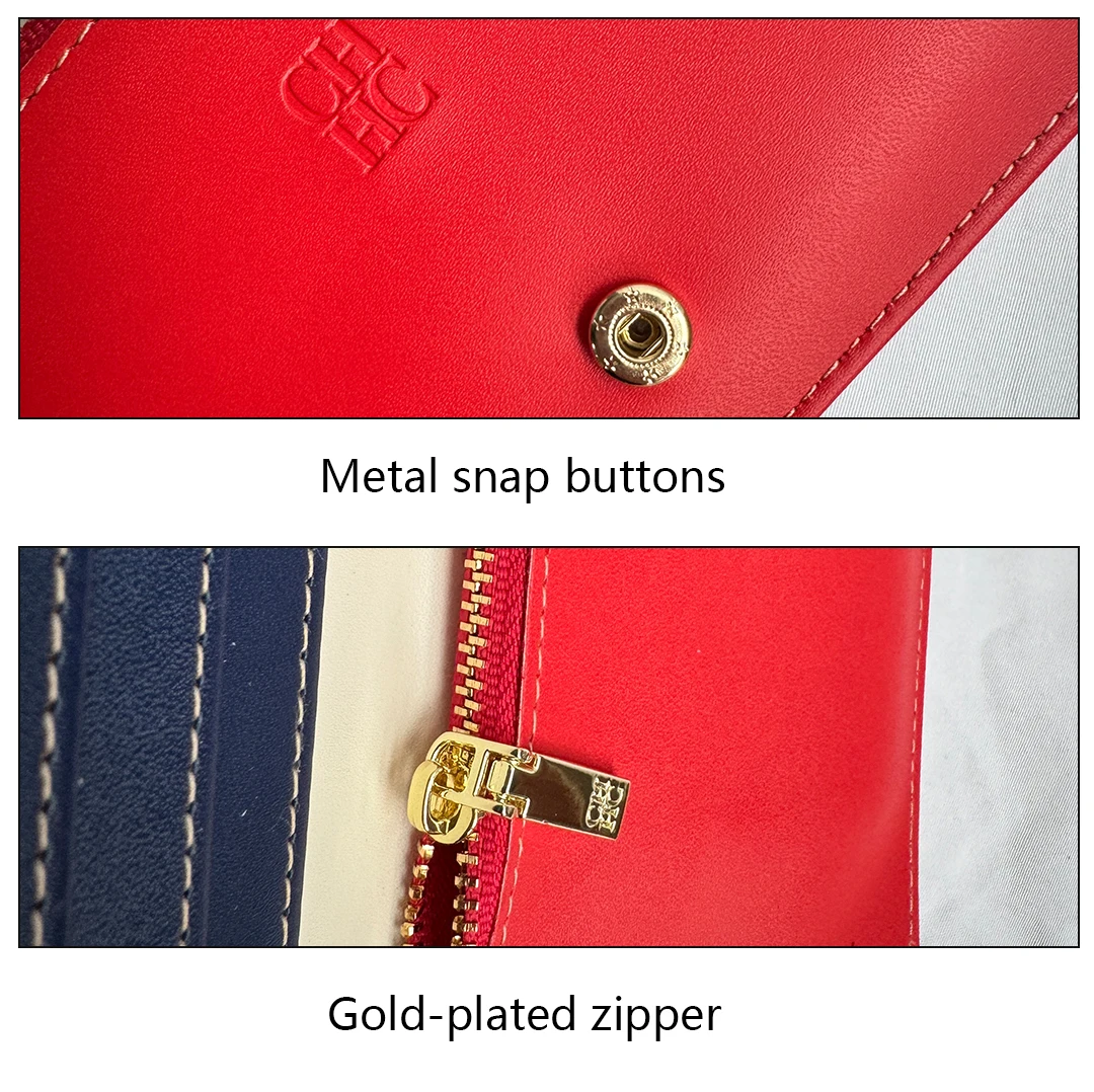 Fashion Luxury Brand Card Holder Multi-Card Layer High-Quality Material Zipper 2025 New Trend Exquisite Wallet