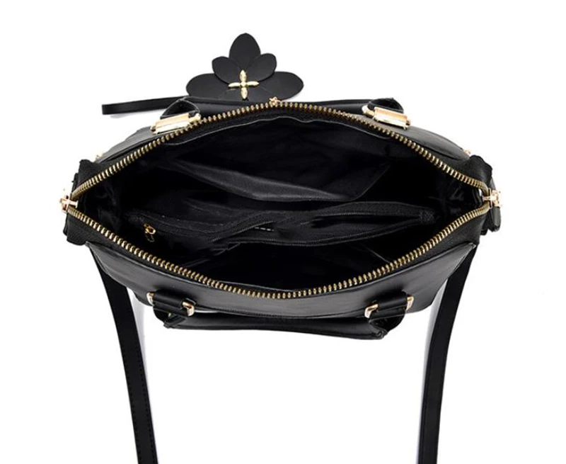 Yogodlns Luxury Embroidery Handbag For Women PU Leather Tassel Crossbody Bag Designer Handle Bag Brand Female Shoudler Bag bolso