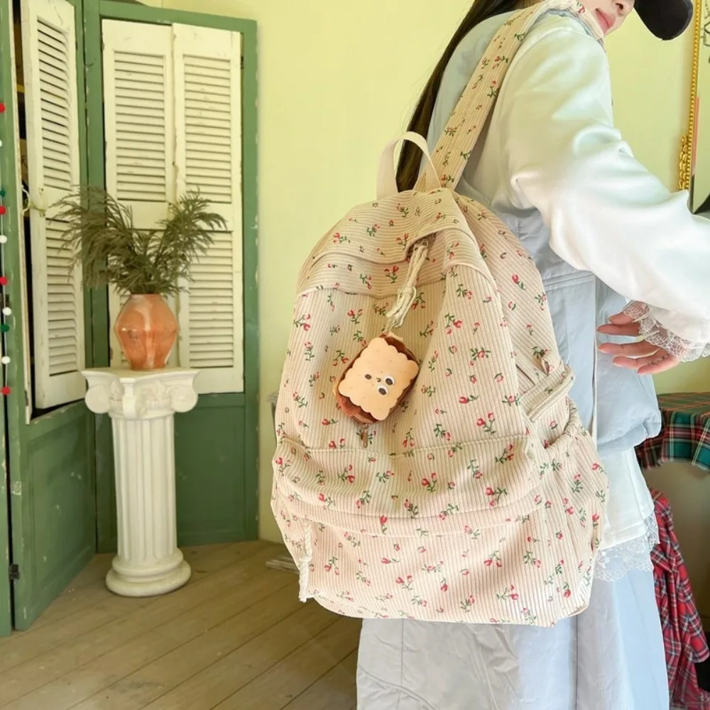 New Large Capacity Children's School Backpack Lightweight Floral School Bags Students Schoolbag Boys Girls