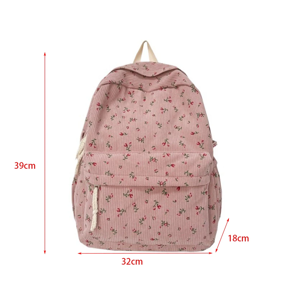 New Large Capacity Children's School Backpack Lightweight Floral School Bags Students Schoolbag Boys Girls