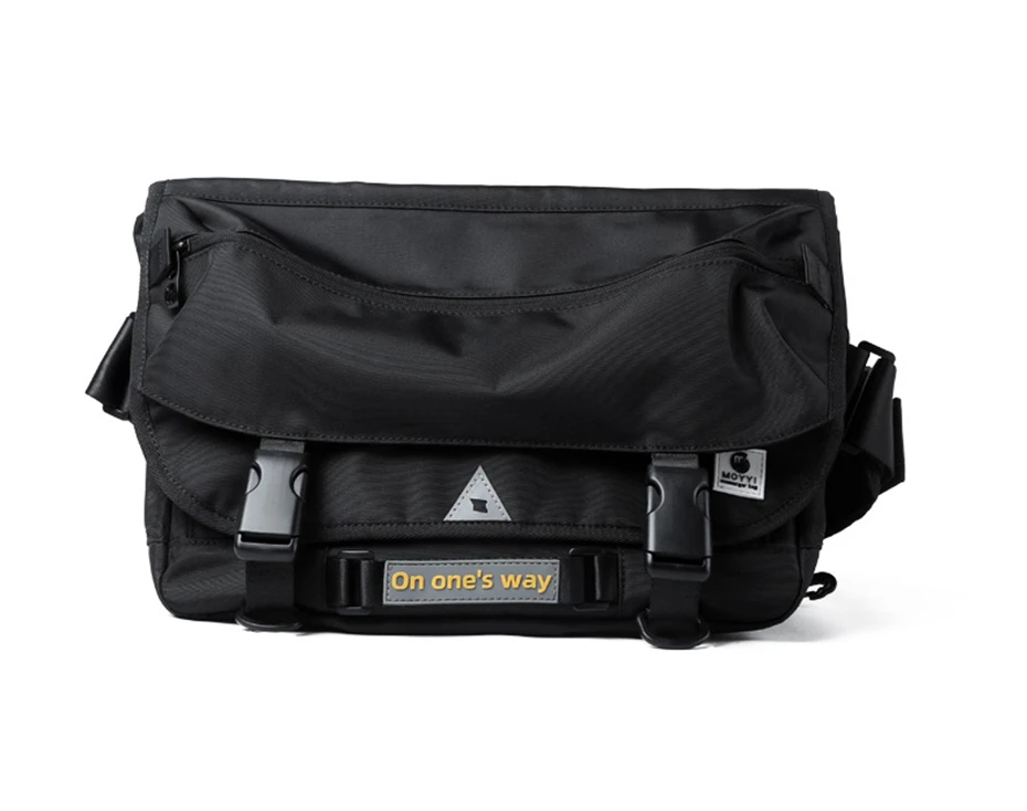 Men Messenger Bag Street Trendy Tactical Shoulder Waterproof Bags Hip Hop Streetwear Bag Oxford Bag
