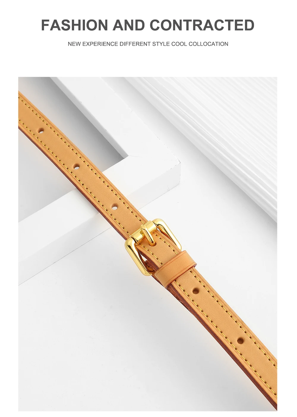 Shoulder Strap For Lv Speedy25 Diane Bag Vegetable Tanned Leather Strap Slung Bag High-end Bag Strap Bag Belt Bag Accessories