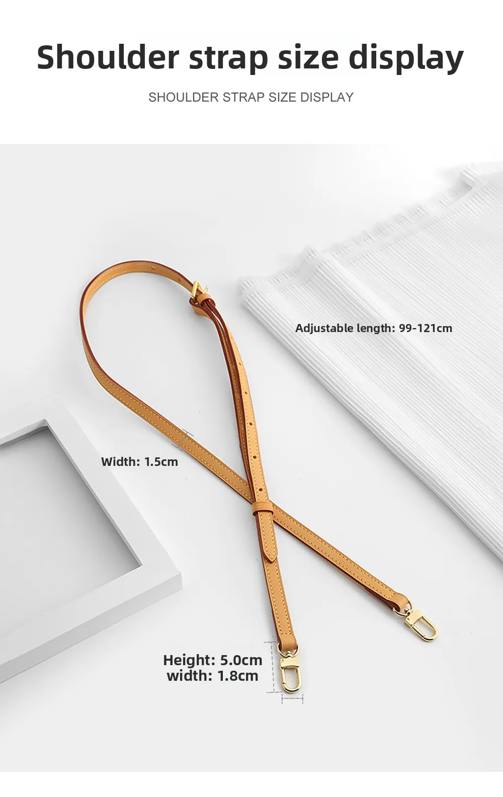 Shoulder Strap For Lv Speedy25 Diane Bag Vegetable Tanned Leather Strap Slung Bag High-end Bag Strap Bag Belt Bag Accessories