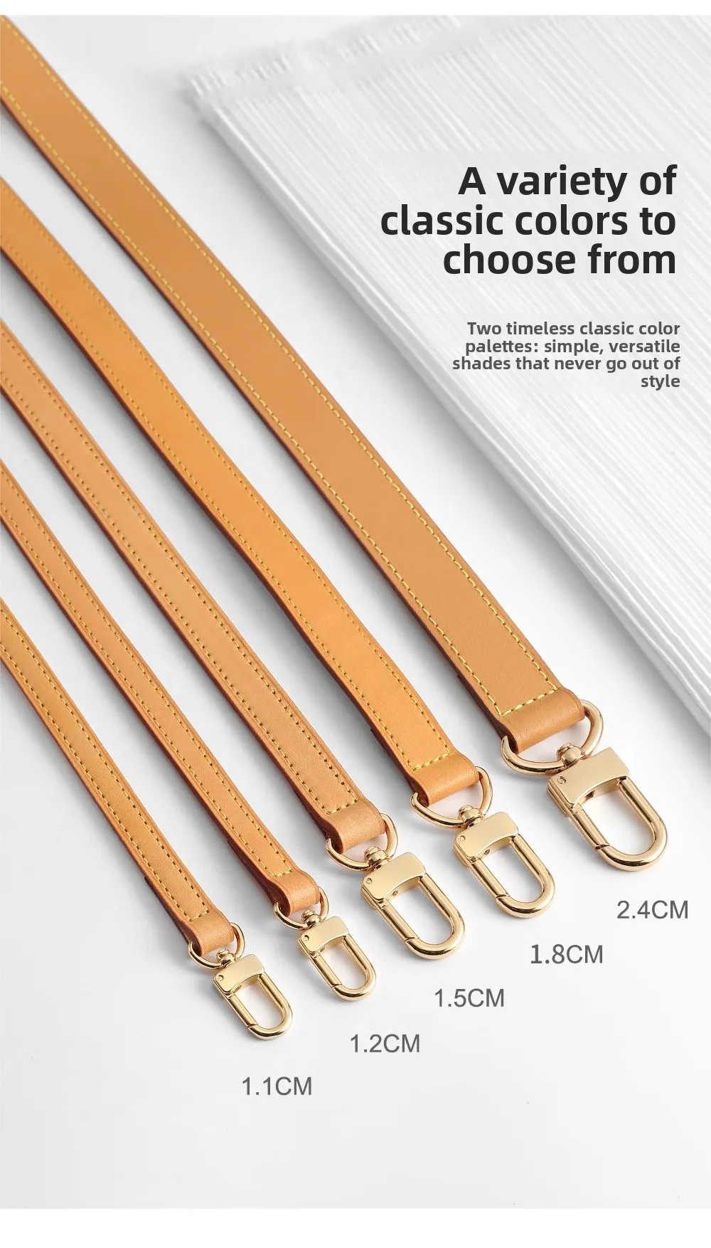 Shoulder Strap For Lv Speedy25 Diane Bag Vegetable Tanned Leather Strap Slung Bag High-end Bag Strap Bag Belt Bag Accessories