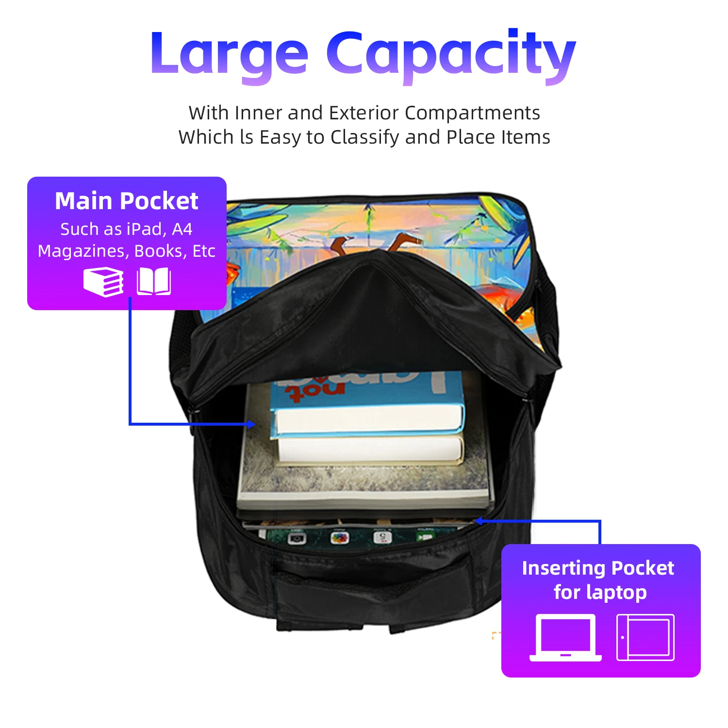 3pcs Set M-Mbappes School Bag Football Sports Backpack with Shoulder Bags Pencil Bags Star Player School Rucksack for Best Gift