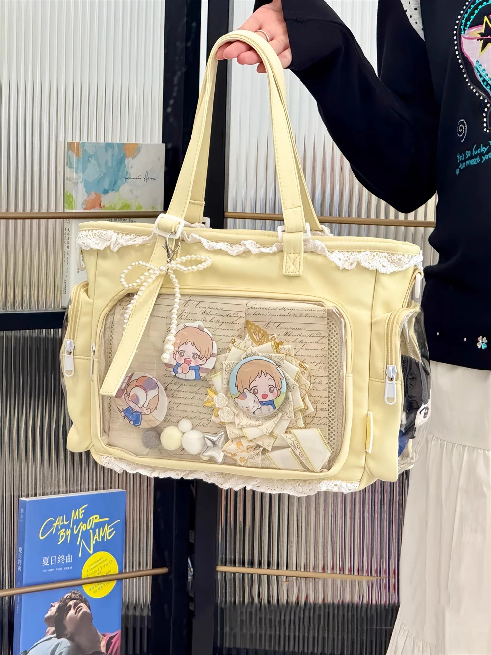 Ballet Girl Large Appetite Itabag Japanese Two-Dimension Single Shoulder Crossbody Bag Gift For Friends Women'S Handbag Gift