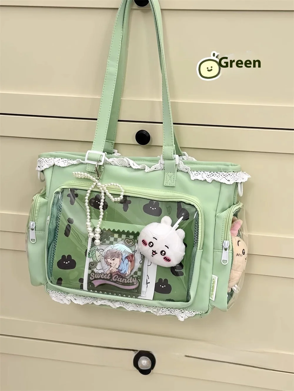 Ballet Girl Large Appetite Itabag Japanese Two-Dimension Single Shoulder Crossbody Bag Gift For Friends Women'S Handbag Gift