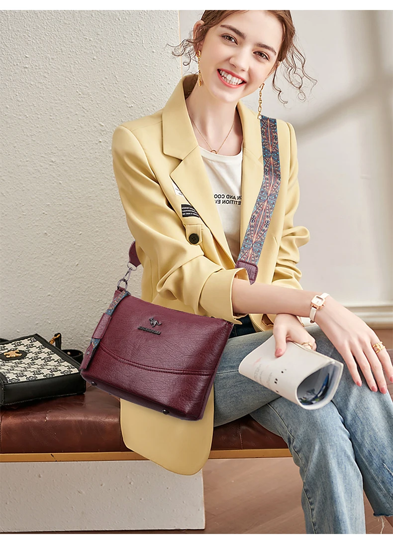 Fashionable Women's Faux Leather Shoulder Bag Handbags Purse for Ladies Girls Daily Use Shopping Office Casual Tote Bags wallet