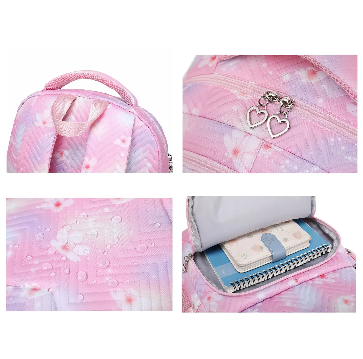 Aesthetics Style Katseye Backpacks for Girls Fashion Kpop Girl Group Katseye Korean Ulzzang Rucksack Waterproof Laptop Back Pack