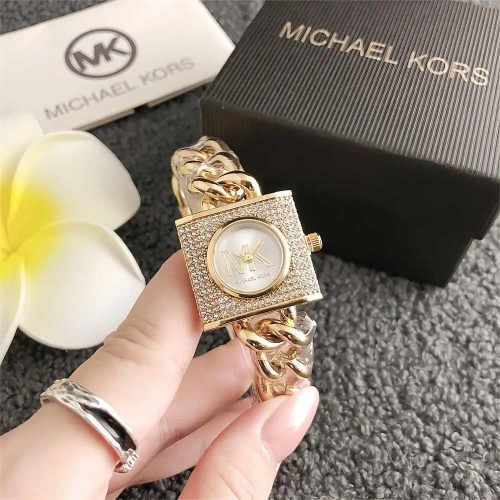 Michael Kors Women's mini Watch Face Bag with Stylish Small Buckle, a Chic Multi-Use Bag