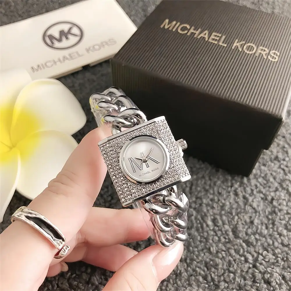 Michael Kors Women's mini Watch Face Bag with Stylish Small Buckle, a Chic Multi-Use Bag
