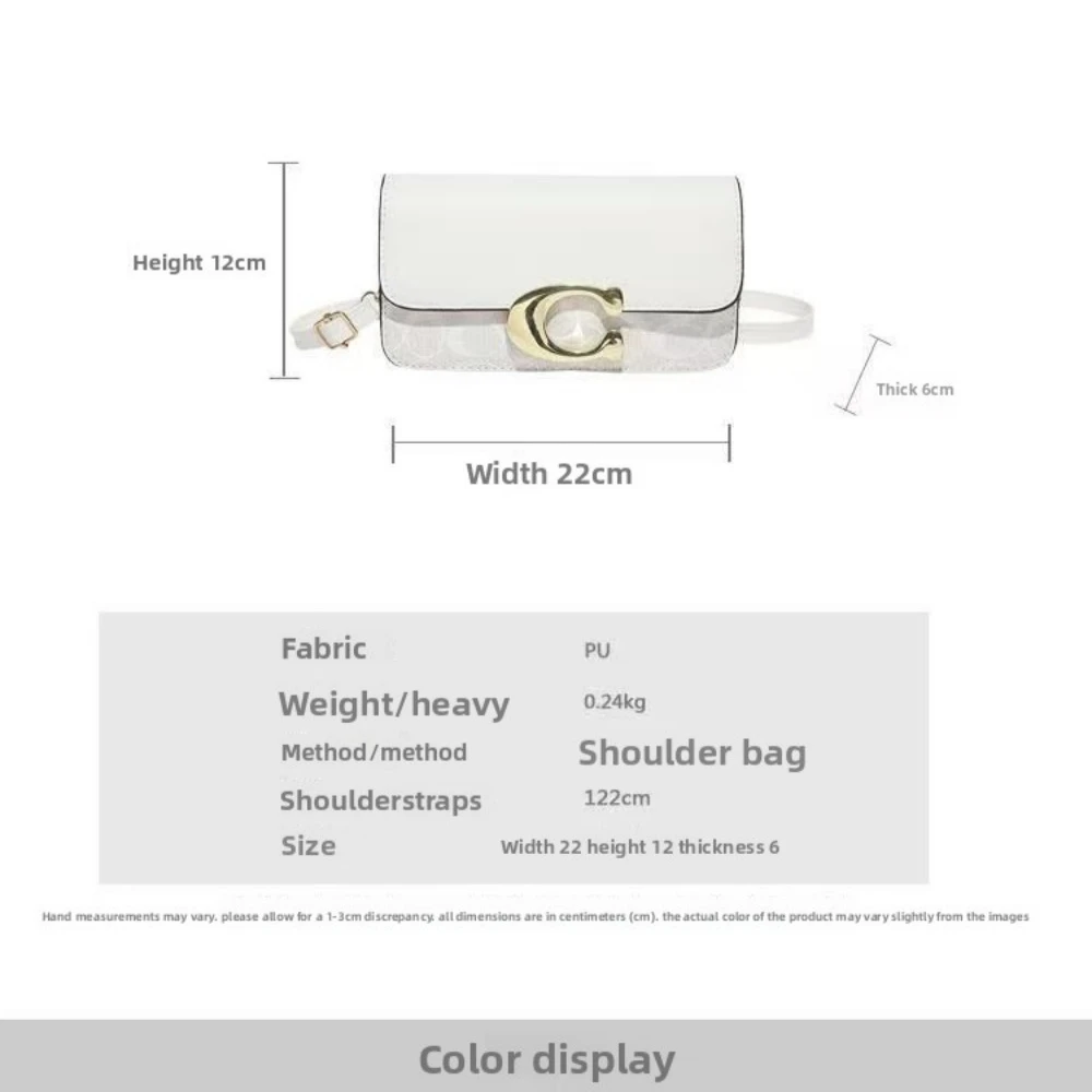 2026 European Style New niche Luxury Solid Color Tote Bag, Retro Minimalist Square Fashionable Versatile Crossbody Bag