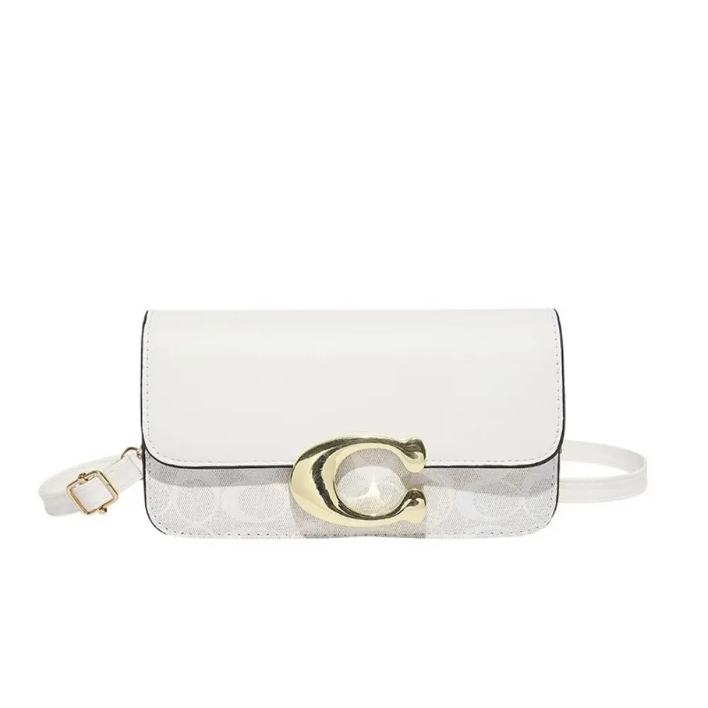 2026 European Style New niche Luxury Solid Color Tote Bag, Retro Minimalist Square Fashionable Versatile Crossbody Bag