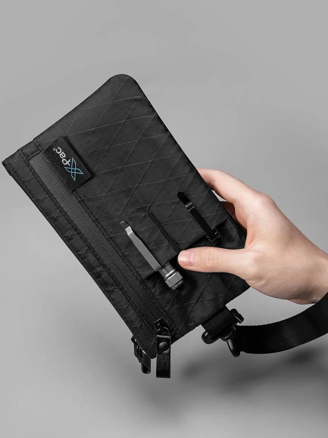 X-pac RFID Blocking Anti-Theft Wallet with Card Holder & Cash Pocket - X-Pac Travel Handbag with Wrist Strap