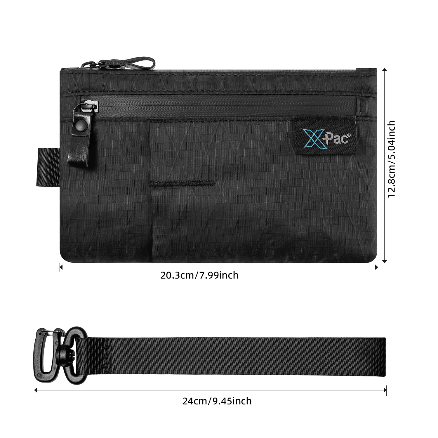 X-pac RFID Blocking Anti-Theft Wallet with Card Holder & Cash Pocket - X-Pac Travel Handbag with Wrist Strap