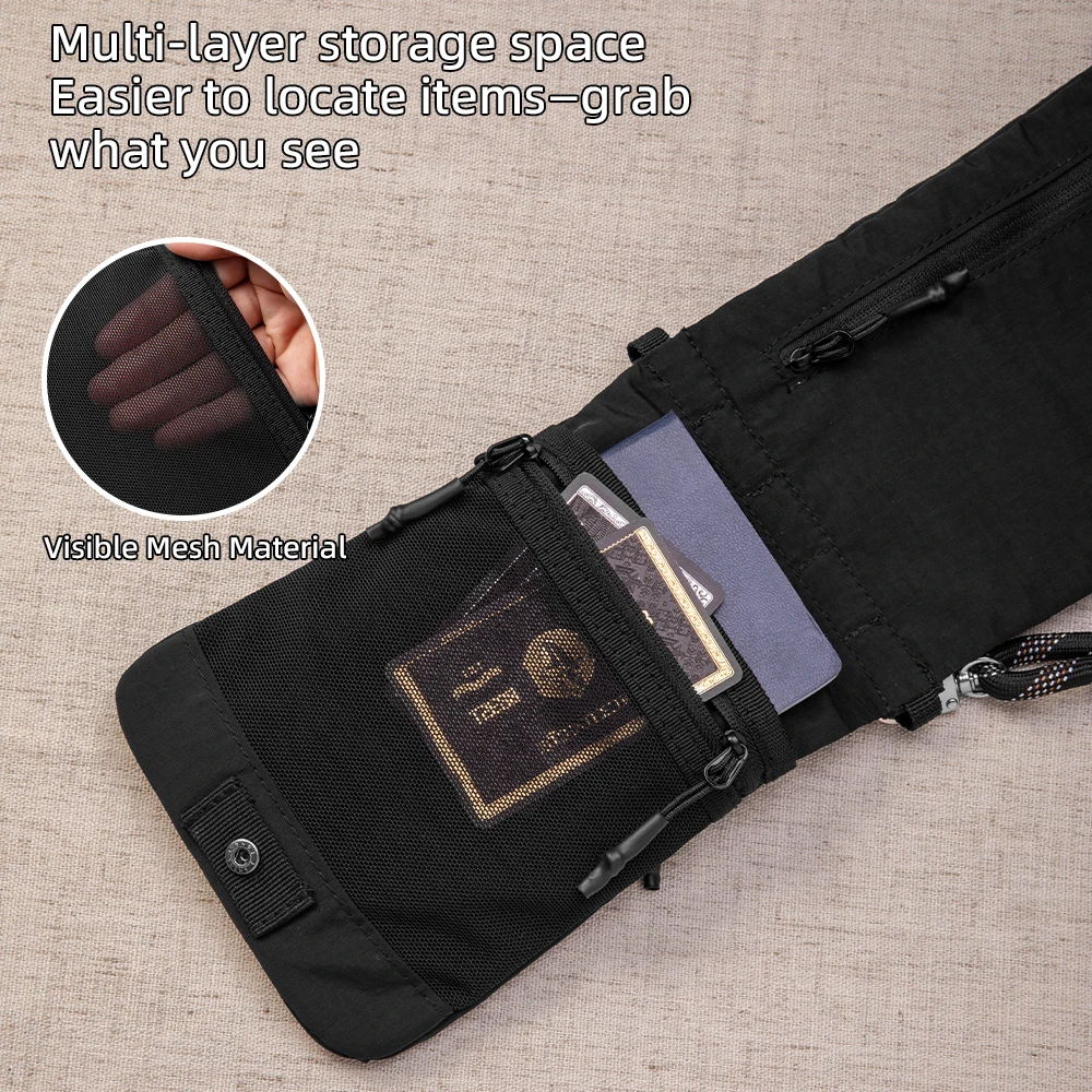 Multifunctional Cell Phone Purse Mini Crossbody Bag Travel Wallet Puffy Purses RFID Organizer Case Easy to Conceal Pouch