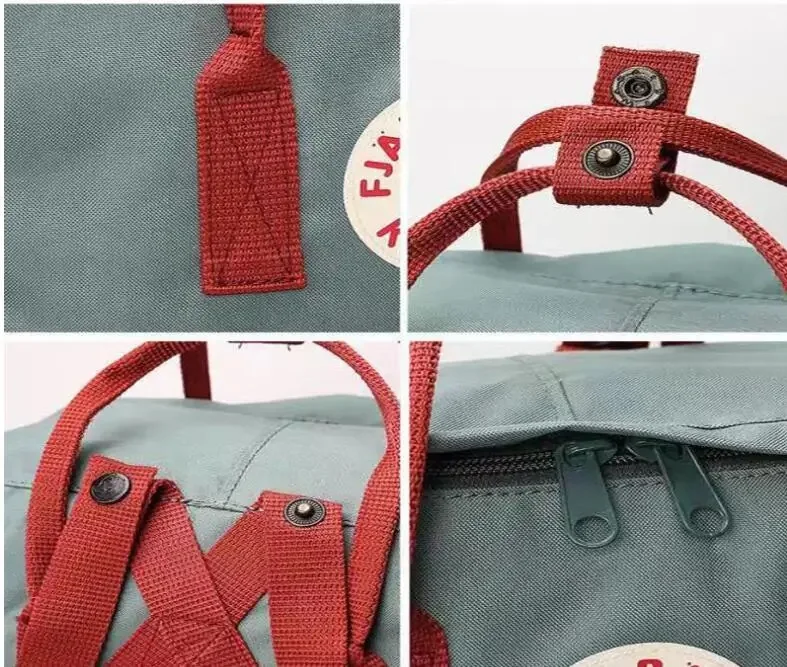Fox Backpack Computer Bag Student Schoolbag Simple Fashion Carry-on Bag Luggage Bag Lightweight Large Capacity Travel Bag