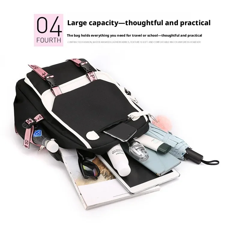 Aphmau Anime Backpack for Teenager Back To School Bookbags Fashion Trend Student Laptop Bagpack